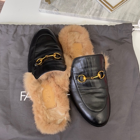 Gucci Shoes - Gucci Princeton fur loafers